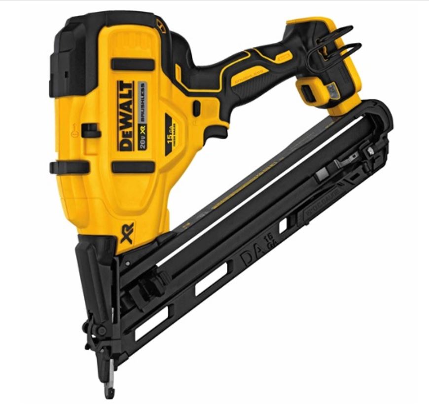 DeWalt 20v Max XR 15ga Cordless Angled Finish Nailer