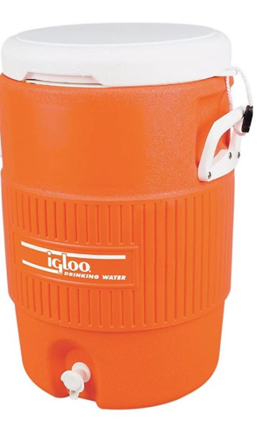 IGLOO COMMERCIAL WATER COOLER 5 GALLON SEAT TOP