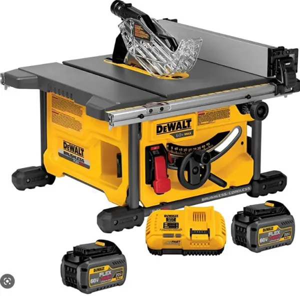 DEWALT 60V MAX 6.0AH B L FLEXVOLT 8 1 4 TABLE SAW