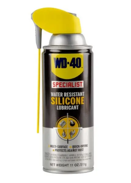 WD-40 Water Resistant Silicone Lubricant Spray, 11 oz.